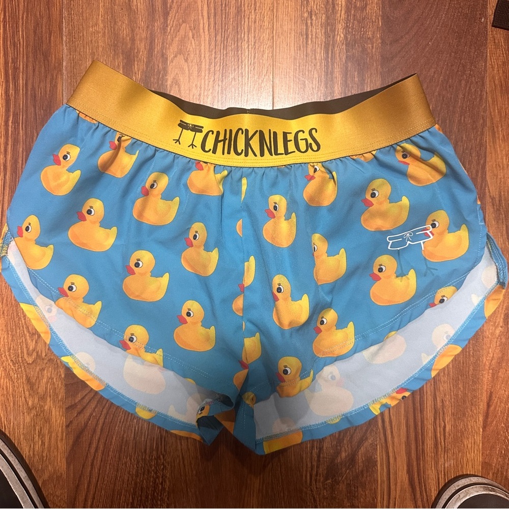 Blue Duck Print Chicknlegs Shorts
